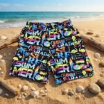 Short Infantil/ Juvenil con bolsillos trasero y delantero (Estampado)
